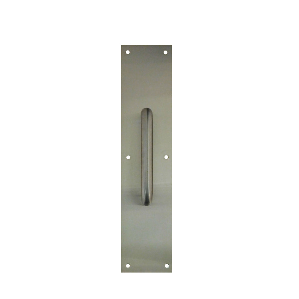 Don-Jo - 7115-630 - Pull Plate w/ 3/4" Round Pull Satin Stainless Steel Finish