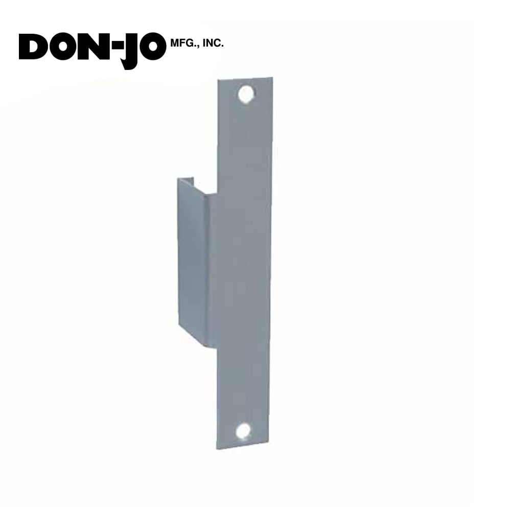 Don-Jo - Electric Strike Filler Plate - 9 x 1 3/8 - Silver Coated