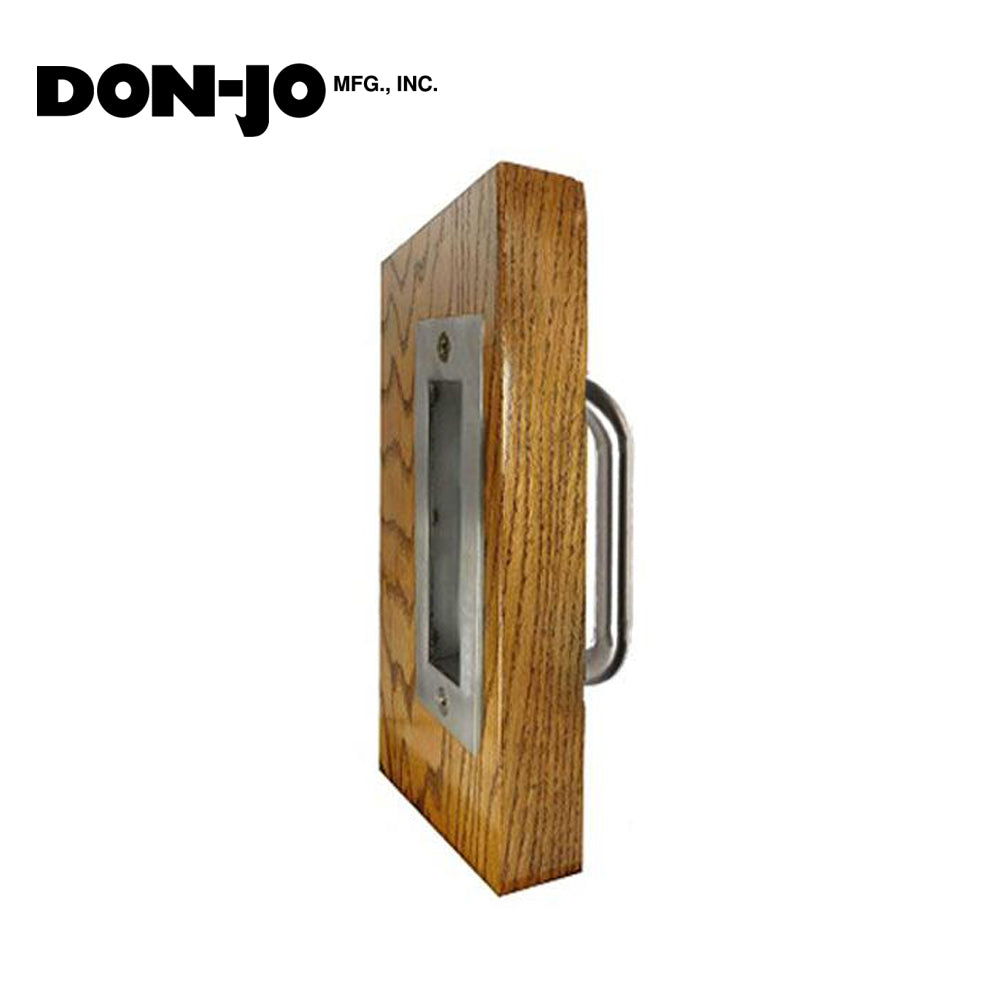 Don-Jo - 1815 - Barn Door Round Pull - 6 CTC - Satin Stainless Steel