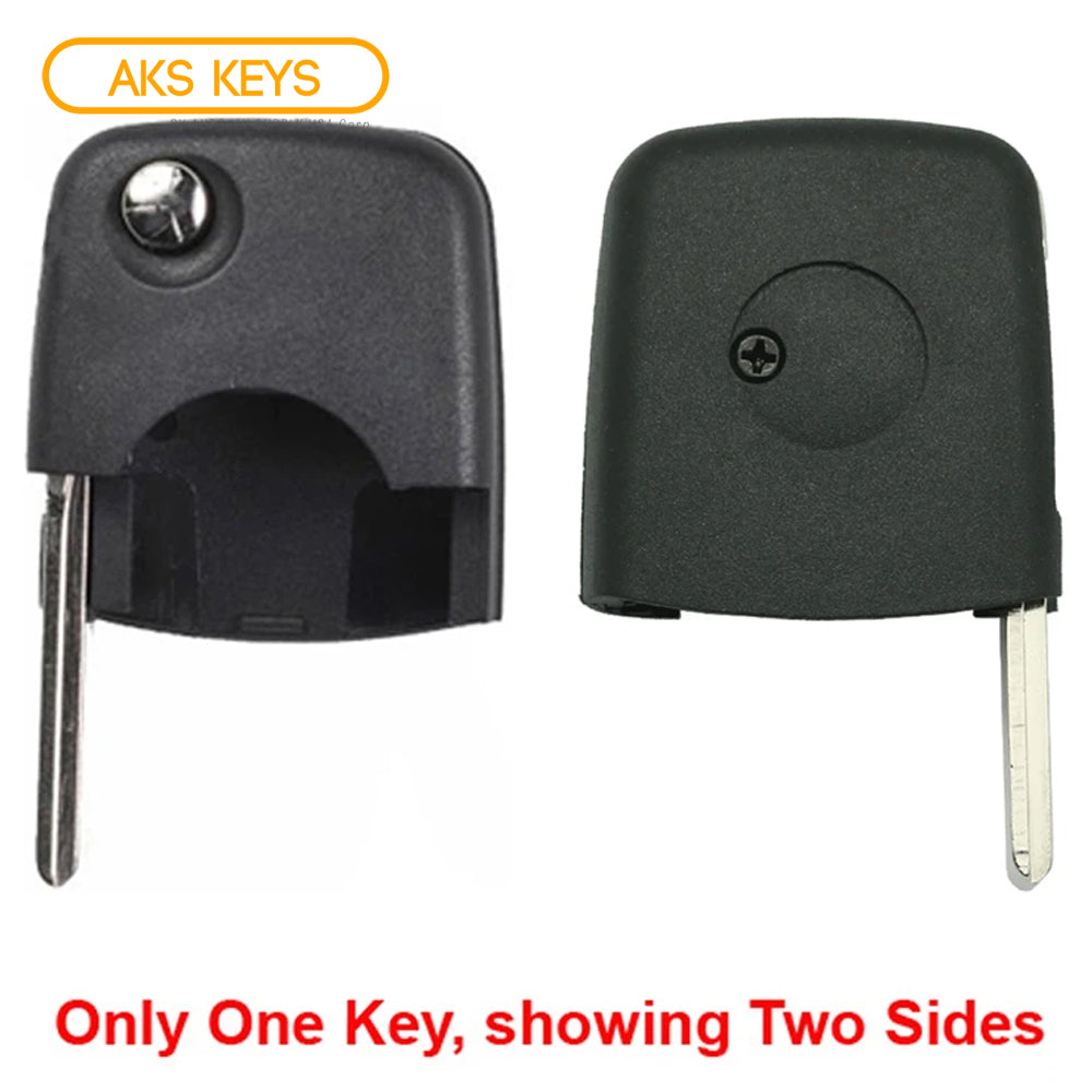 1998 - 2002 VW Flip Key Shell / Round Head / NON Chip