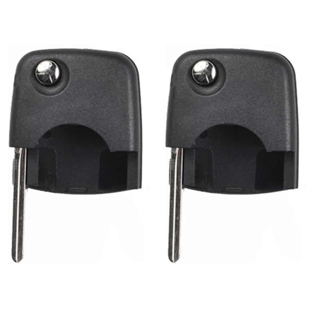1998 - 2002 VW Flip Key Shell / Round Head / NON Chip (2 Pack)