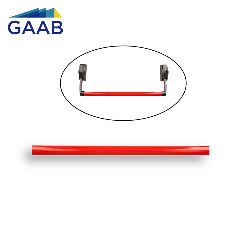 GAAB A290T-RED-10 39 Crossbar Tube (1000mm) - Red - Tube Only