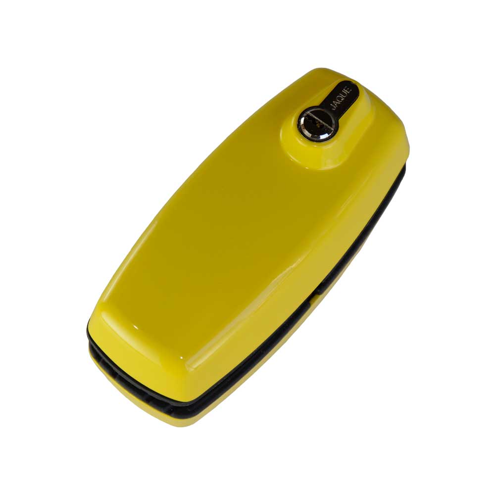 GAAB G180-PO-YEW Tempered Frameless Glass Door Lock Reversible 10 - 12mm Doors - Yellow