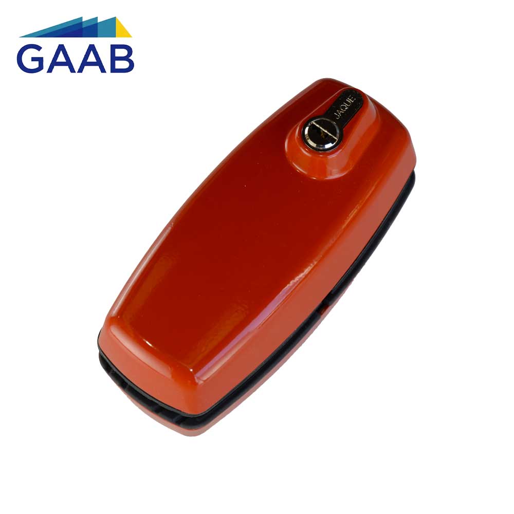 GAAB G180-PO-RED Tempered Frameless Glass Door Lock Reversible 10 - 12mm Doors - Red