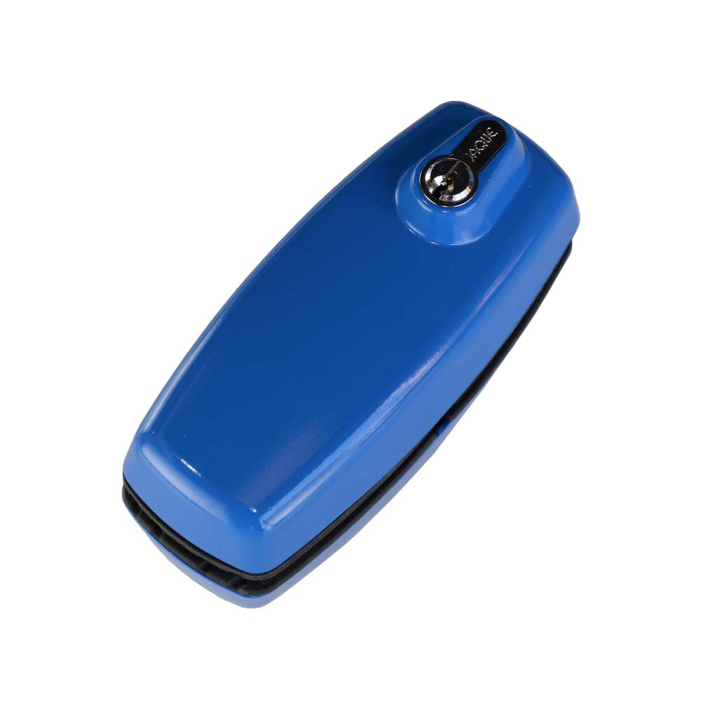 GAAB G180-PO-BLU Tempered Frameless Glass Door Lock Reversible 10 - 12mm Doors - Blue