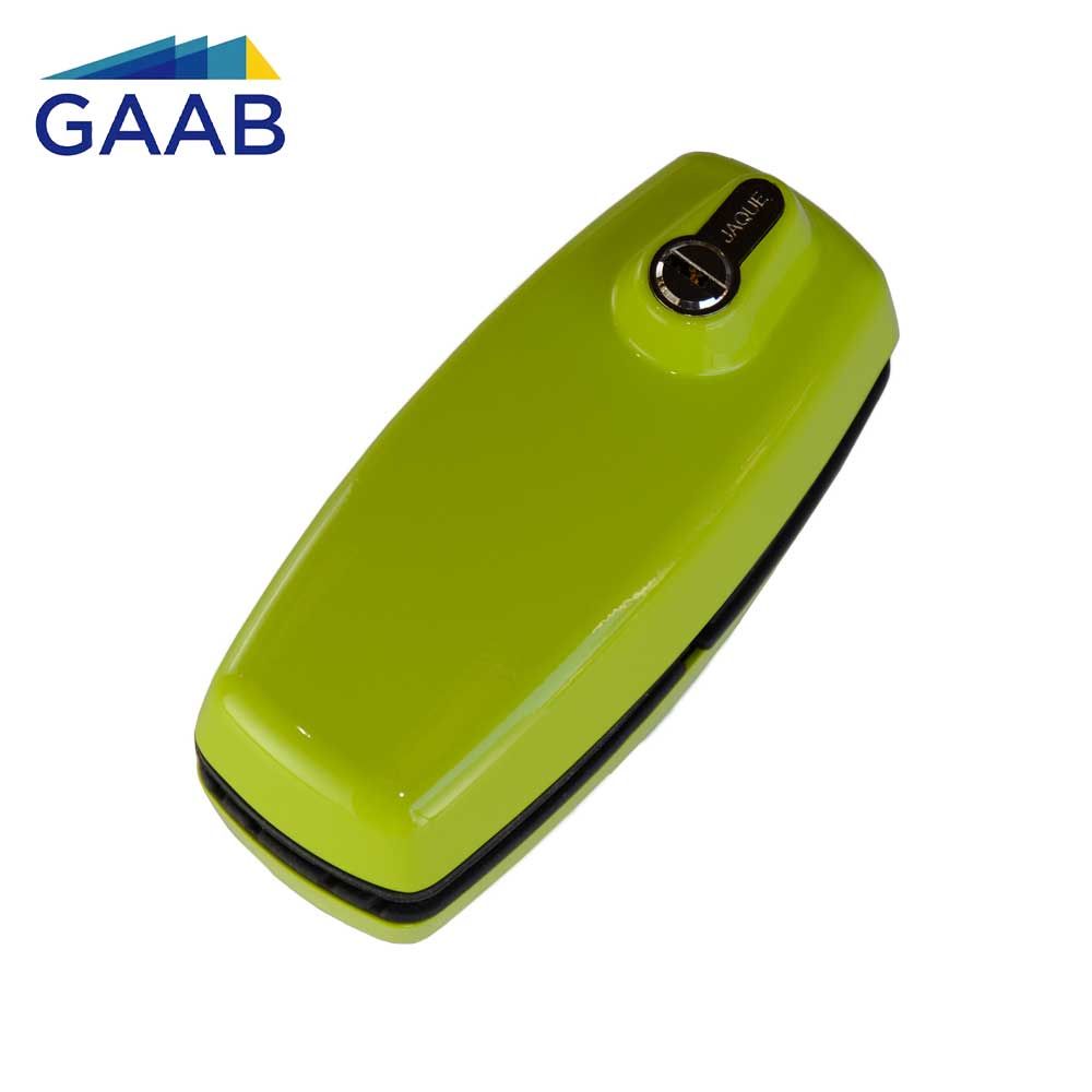 GAAB G180-PO-GRN Tempered Frameless Glass Door Lock Reversible 10 - 12mm Doors - Green