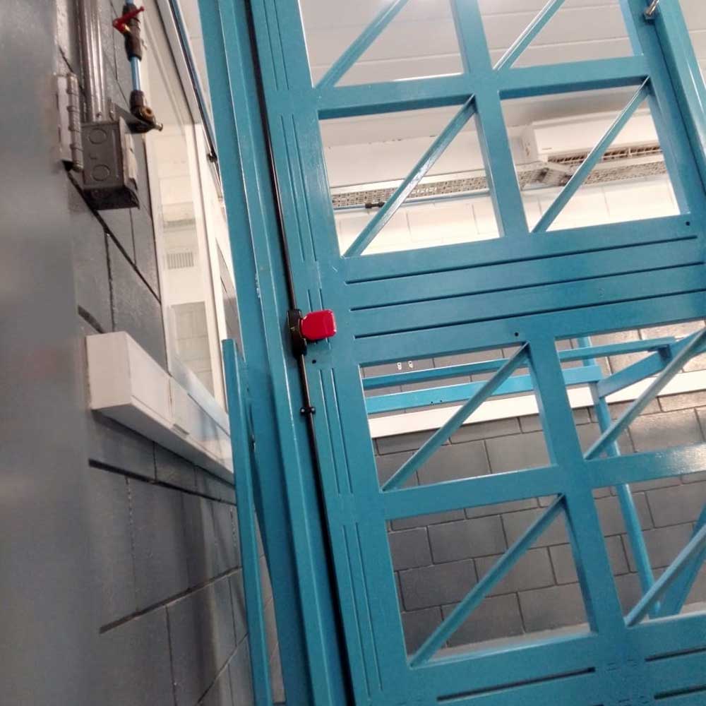 GAAB G242-BKR-Z Emergency Touch Push Pad Exit Device Single Doors - Black & Red