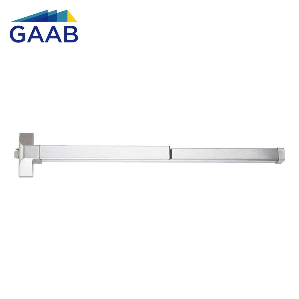 GAAB G360F-42-R-GRY Rim Panic Exit Device UL 10C Single Doors 42" Steel painted 3 hours Fire Rated - Grade 1