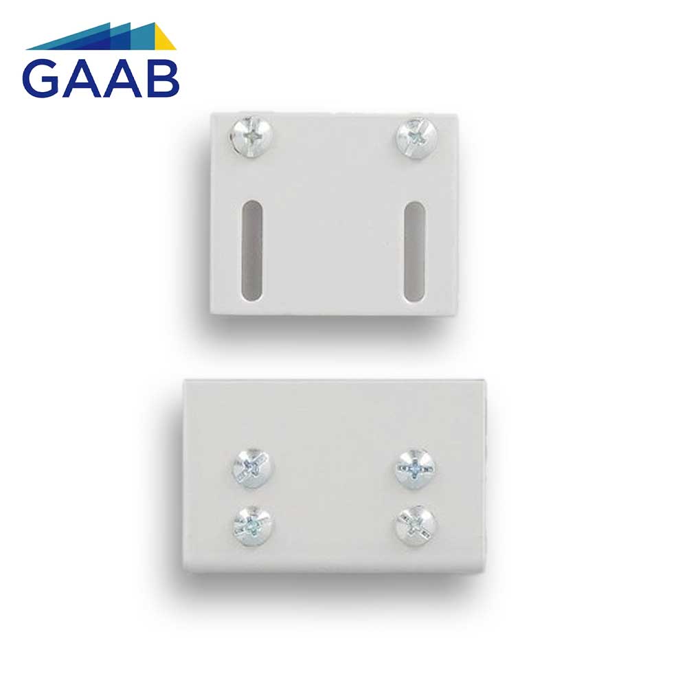 GAAB G176-GRY Mounting Receiver For Rim Exit Devices - Gray