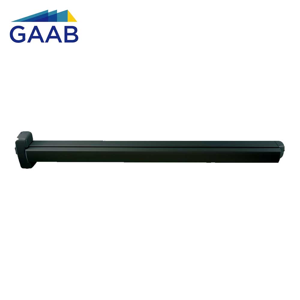 GAAB G305-36-R-MBK Rim Panic Exit Device UL 305 Modular and reversible Black Matte