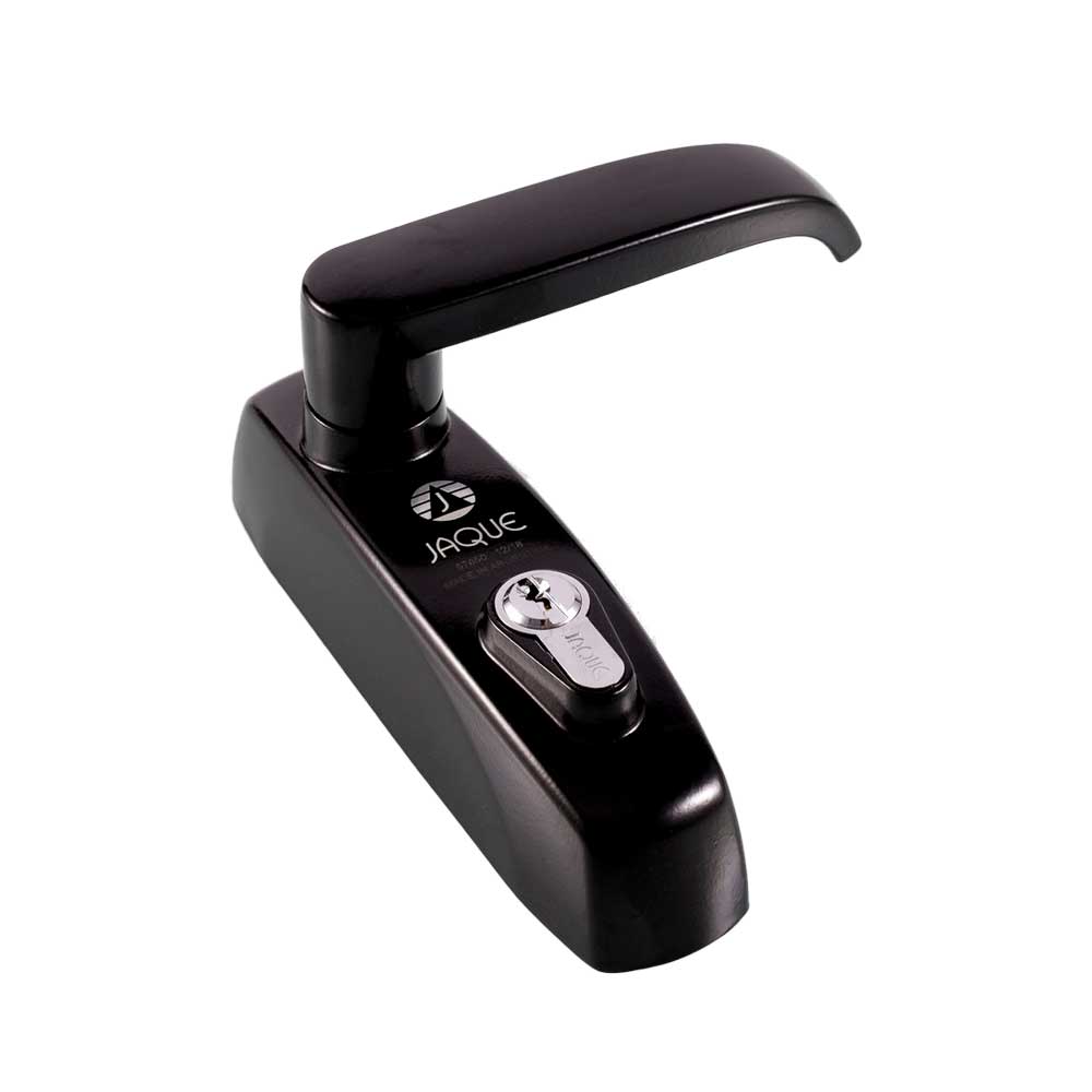 GAAB G800L-SC-BLK-F-S Outside Lever Exit Trim Ordinary Key for GAAB Exit Devices Entry Function - Black