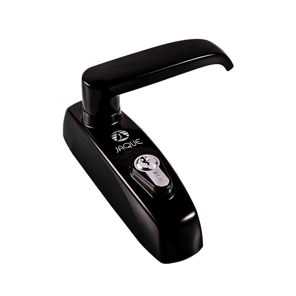 GAAB G800L-SC-MBK-F-S Outside Lever Exit Trim Ordinary Key for GAAB Exit Devices Entry Function - Black Matte