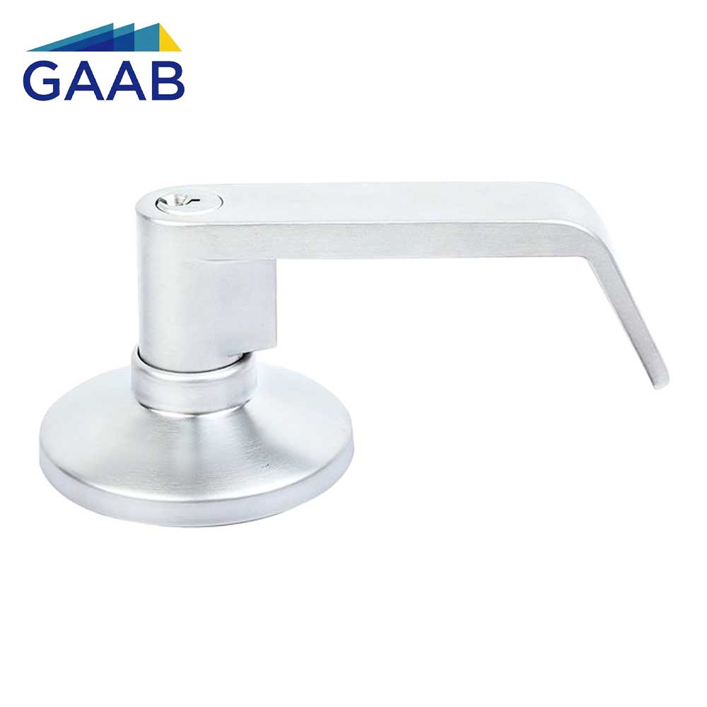 GAAB G890L-SC-32D-F Outside Lever Trim For Classroom Panic Device Stainless Steel - Grade 1