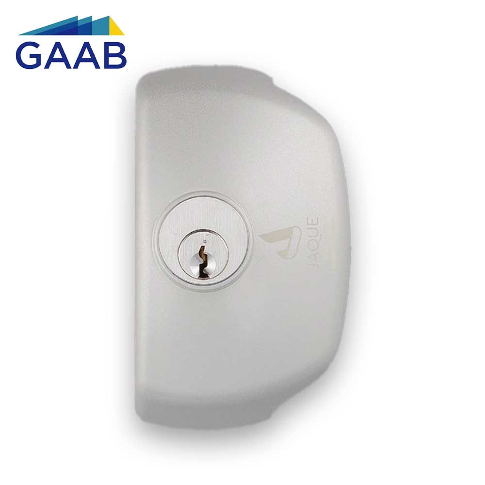 GAAB G870-YA-GRY-F-S Keyed Pull Handle Exit Trim with Key for GAAB Exit Devices Entry Function - Gey