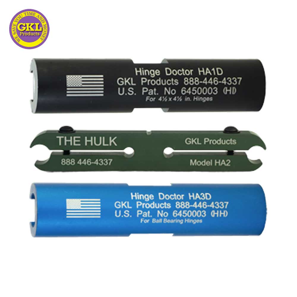 GKL HA1-3D KIT The Hinge Doctor Commercial & Residential Lock Set