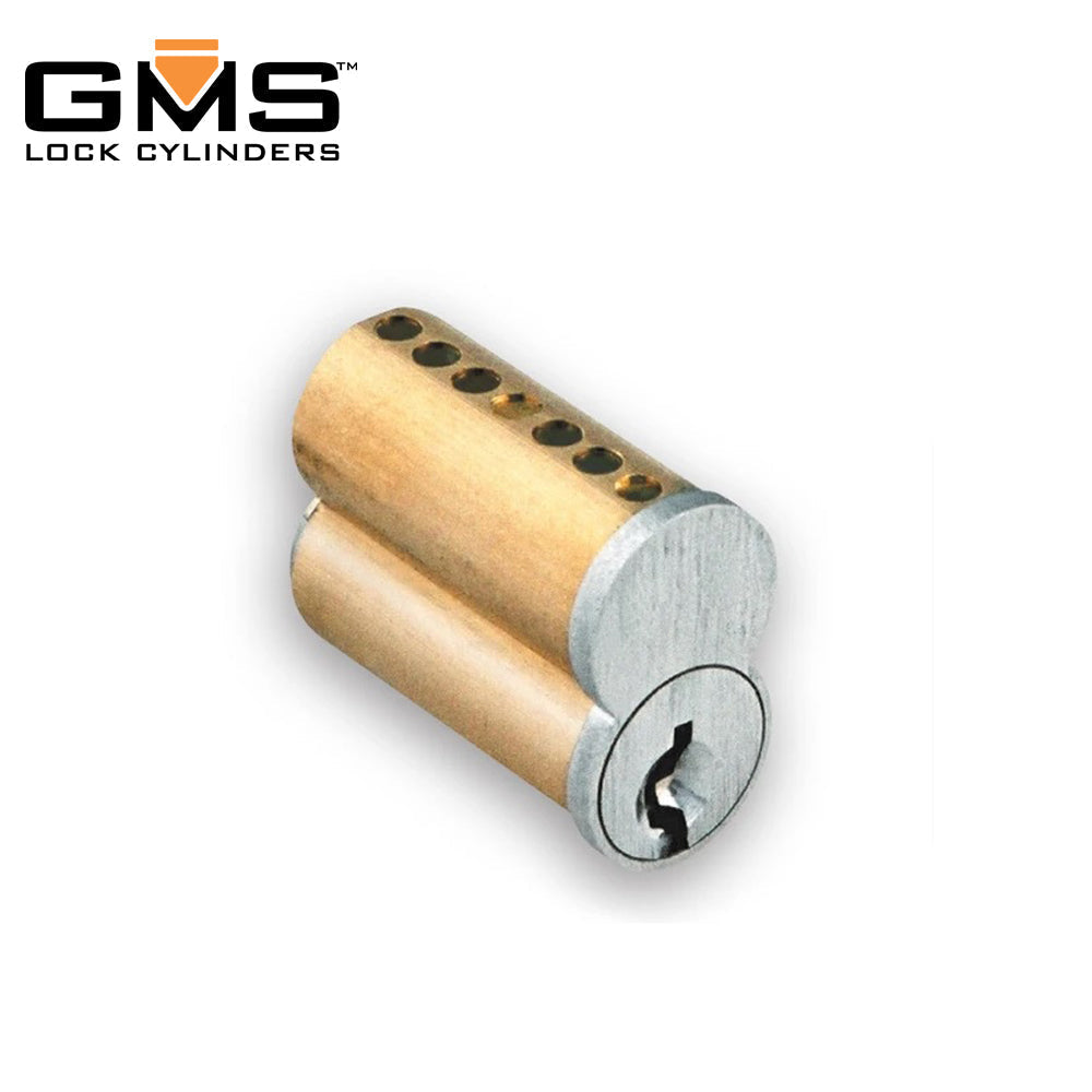 GMS - SFIC- Small Format Interchangeable Core - 6 Pin - Uncombinated (No Pins) - Keyway (Best A) - Satin Chrome