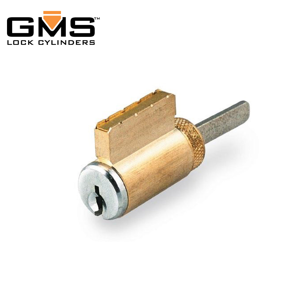 GMS KIK Cylinder w/ Multi- Tailpiece - 5- Pin - US26D - Satin Chrome