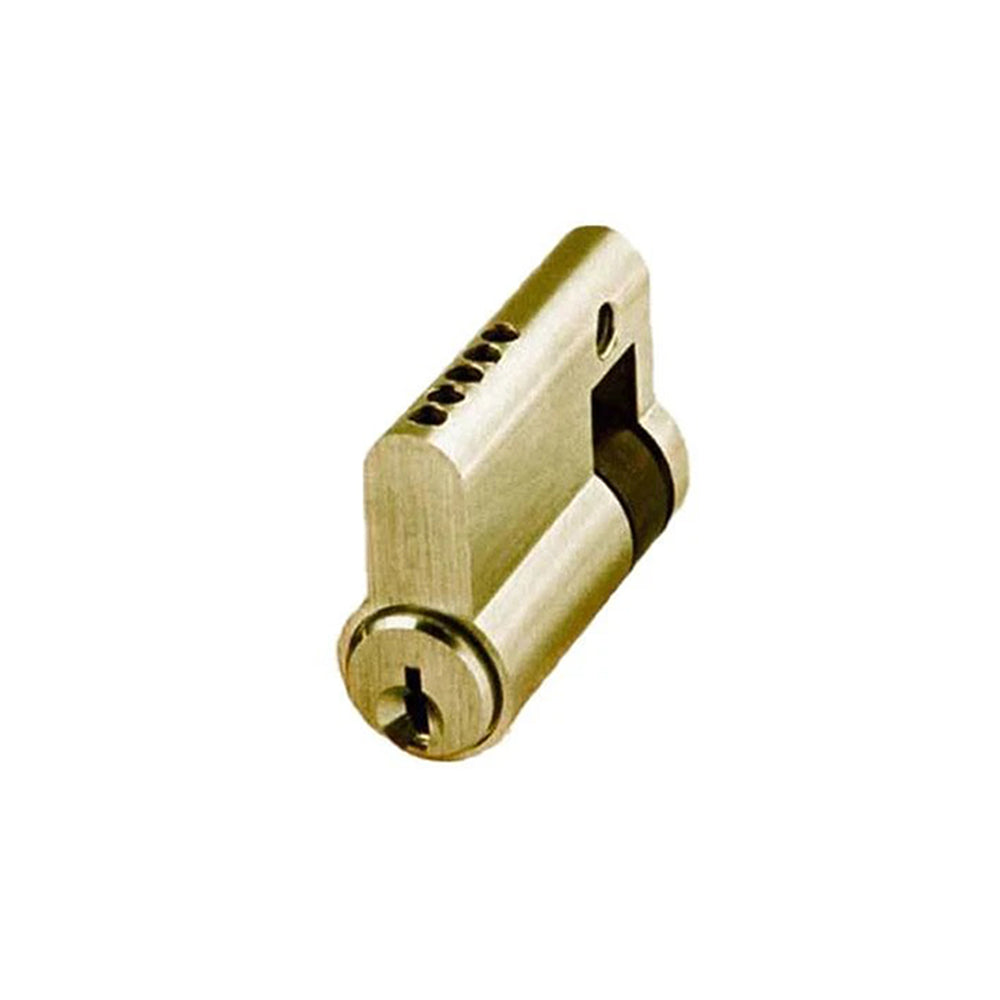 GMS Profile Cylinder - Single-Sided - SC1 - US3 - Polished Brass