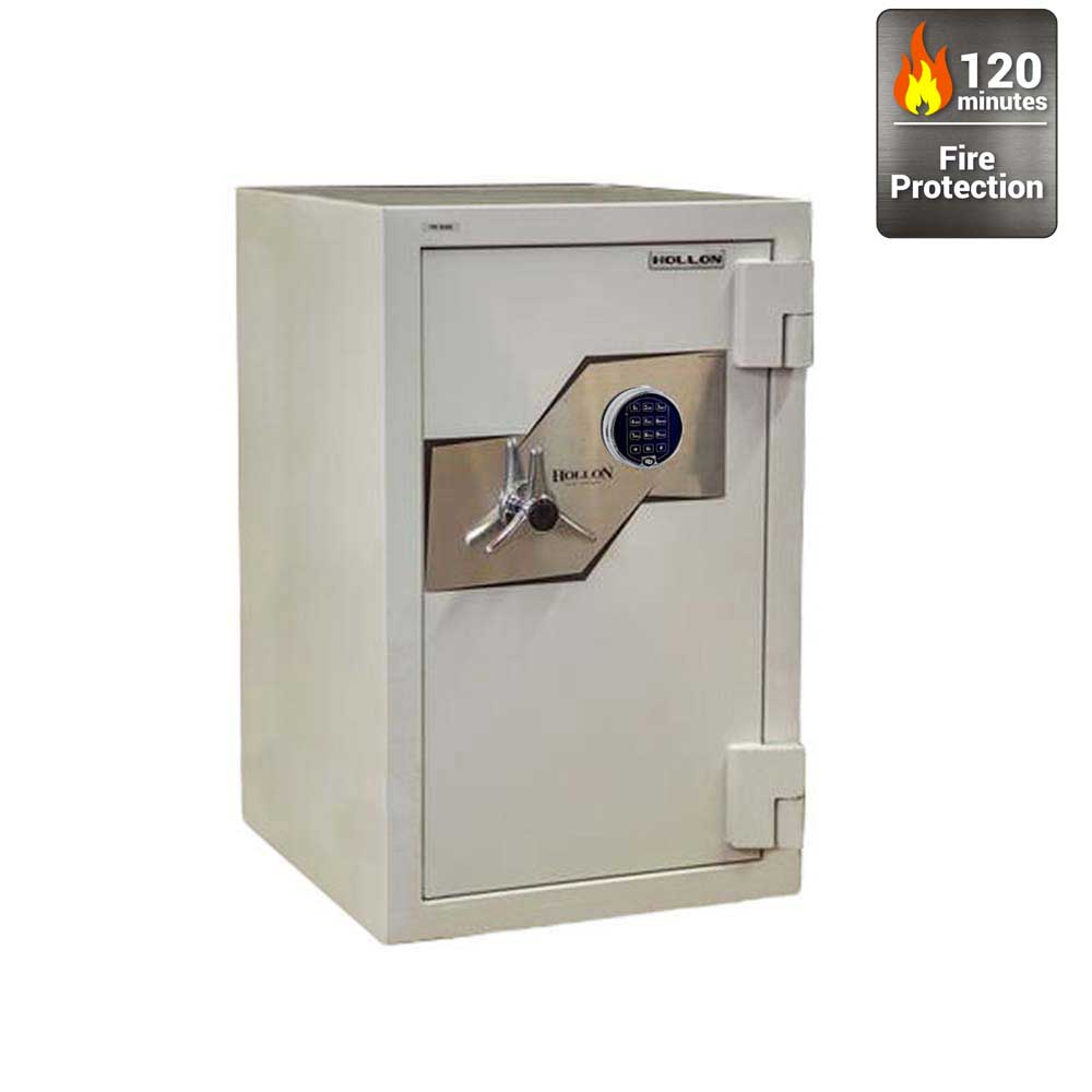 Hollon FB-845E Electronic Keypad Lock Fire and Burglary Safe with Glass Re-locker