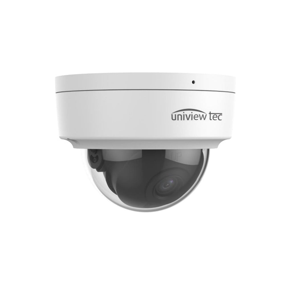 Uniview Tec IPV4M28X IR Vandal Dome Camera 2.8mm 4MP True Day/Night Lighthunter WDR Built-in Microphone
