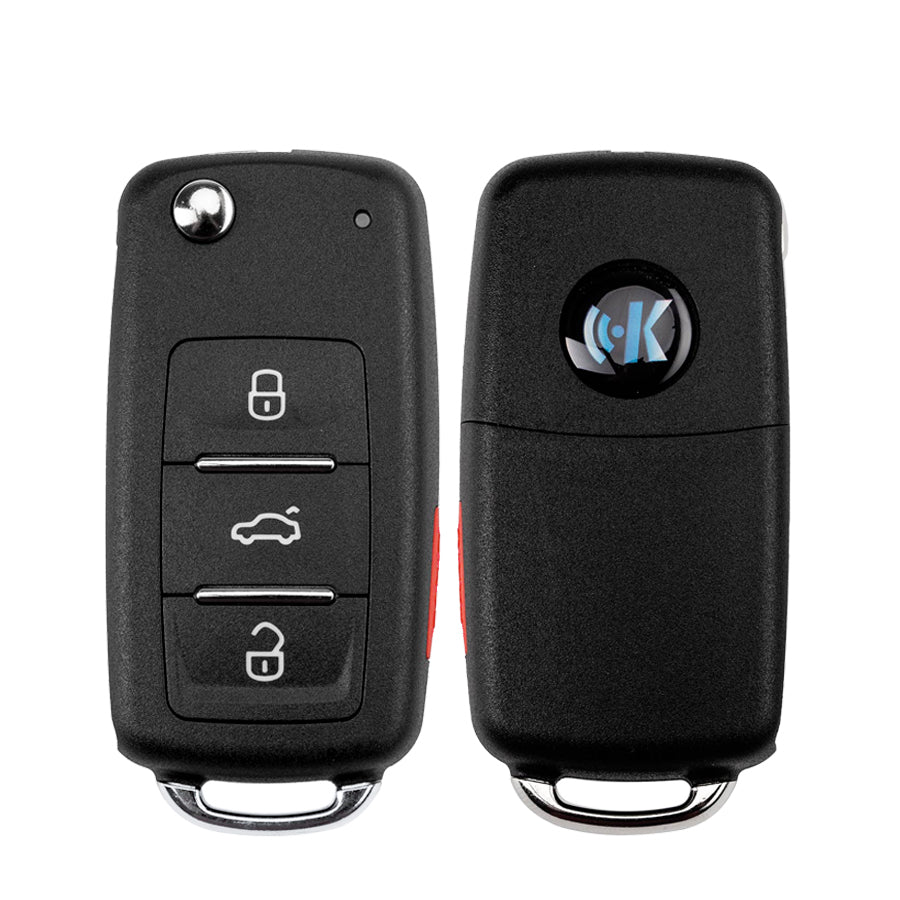 KEYDIY Remote Flip Key - VW Style W/transponder PCF7947 3+1 B (NB08-4)
