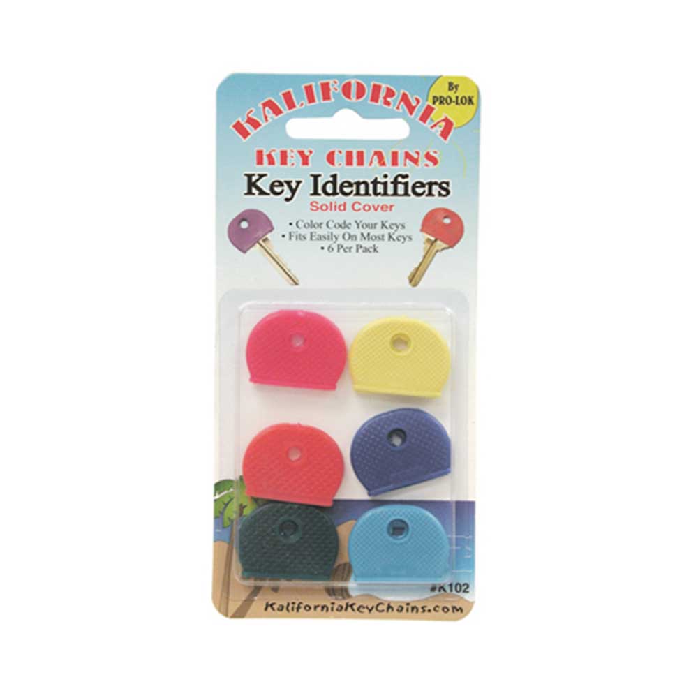 Kalifornia Key Chains Solid Cover Key Identifiers (K102)