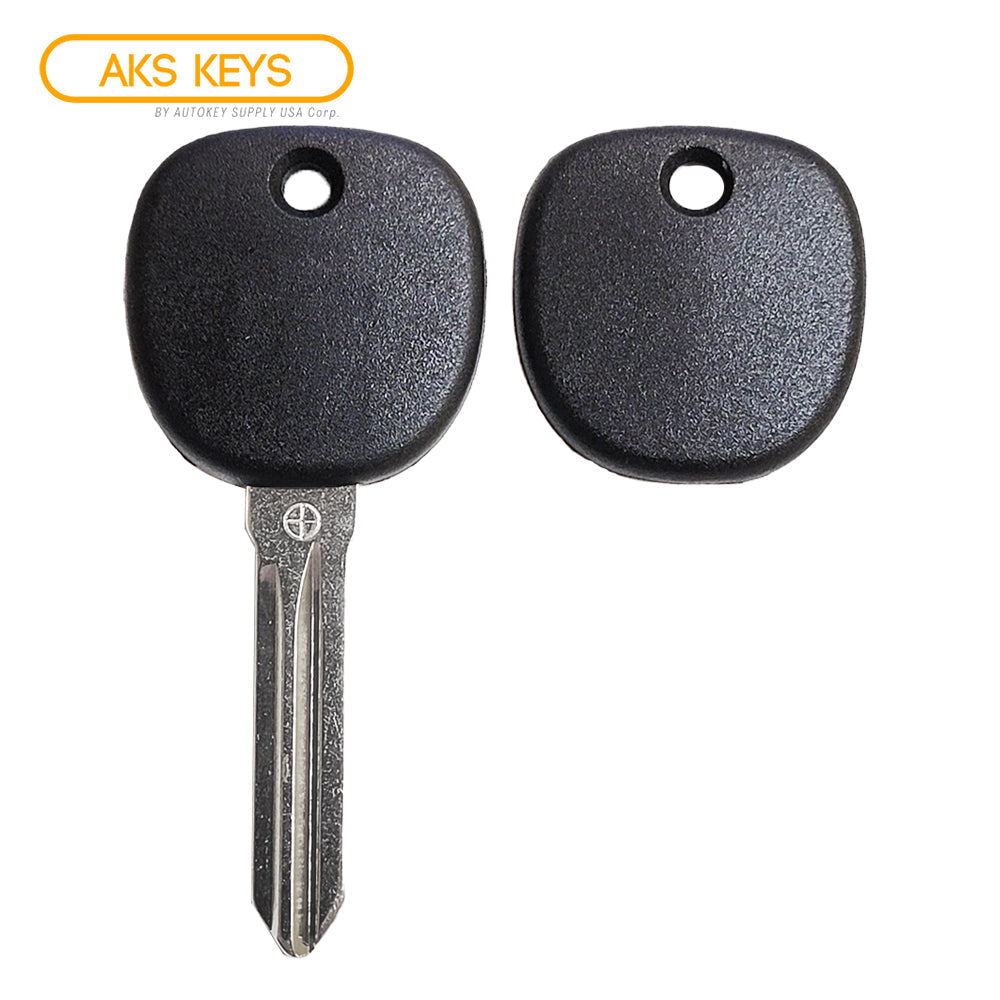 New Replacement Uncut Blank Key Shell for GM B111PT Z Keyway Circle + W/O Chip