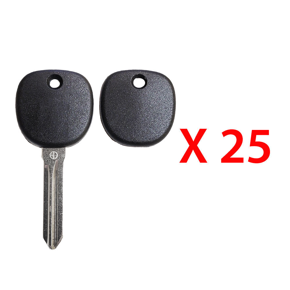 2005 - 2017 GM Key Shell B111PT / Z Keyway - Circle+ (25 Pack)