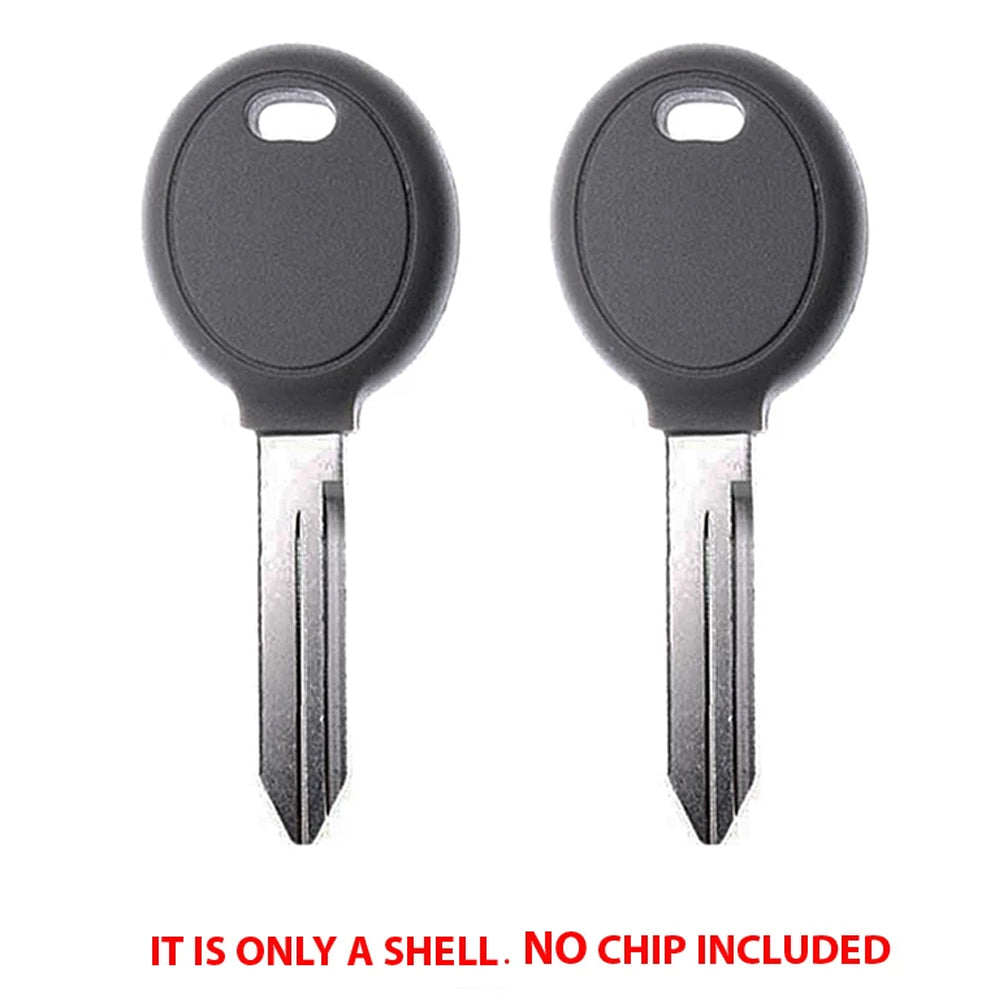 1998 - 2014 Chrysler Dodge Jeep Transponder Key Shell - Y159 (2 Pack)