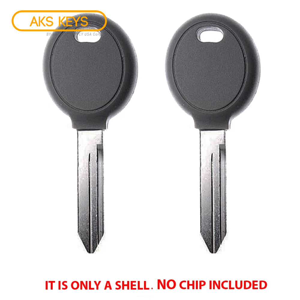 1998 - 2014 Chrysler Dodge Jeep Transponder Key Shell - Y159 (2 Pack)