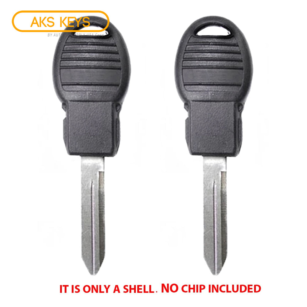 2008 - 2017 Chrysler Dodge Jeep VW Key Shell "POD" - Y170-PT (2 Pack)