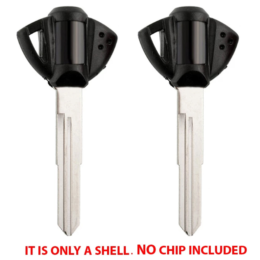 Suzuki Motorcycle Black Key Shell (2 Pack)