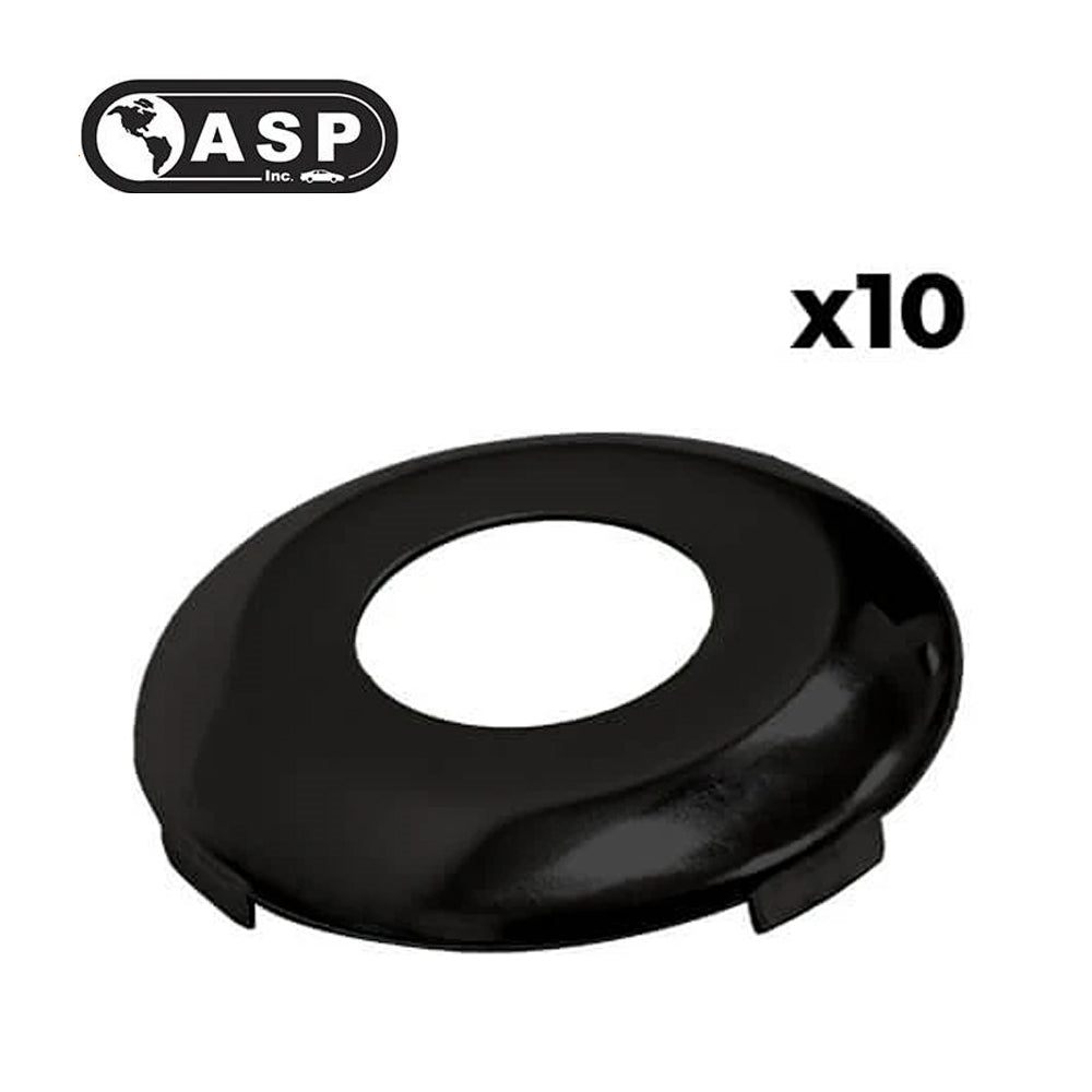 1984 - 1995 ASP Ford Black Face Cap for Door Lock H54 10 Cut Black P-42-202 (10 Pack)