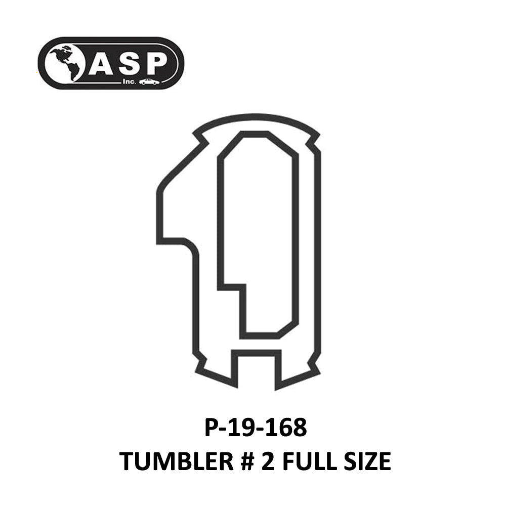 ASP Honda Acura High Security Tumbler #1 - #4 Full Size P-19-160/ P-19-167 / P-19-168 / P-19-169 (10 Pack)