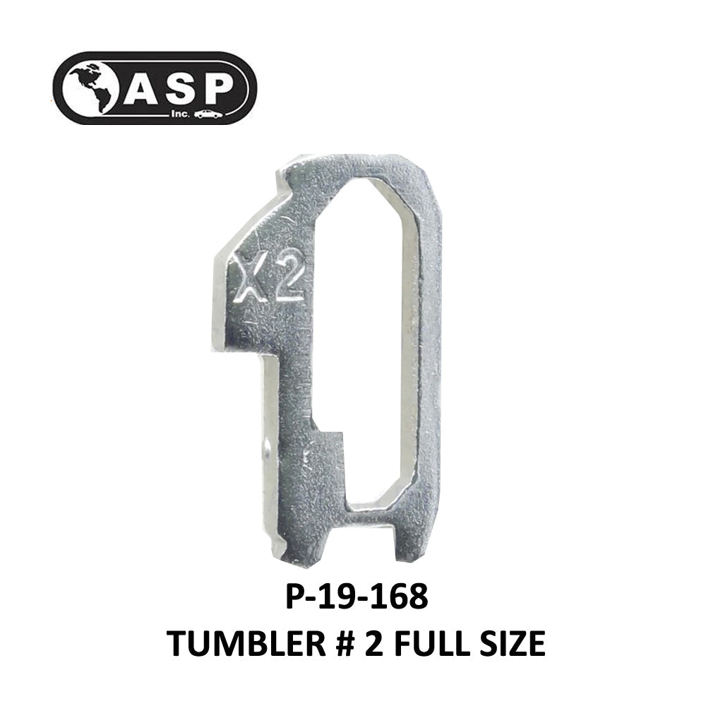 ASP Honda Acura High Security Tumbler #1 - #4 Full Size P-19-160/ P-19-167 / P-19-168 / P-19-169 (10 Pack)