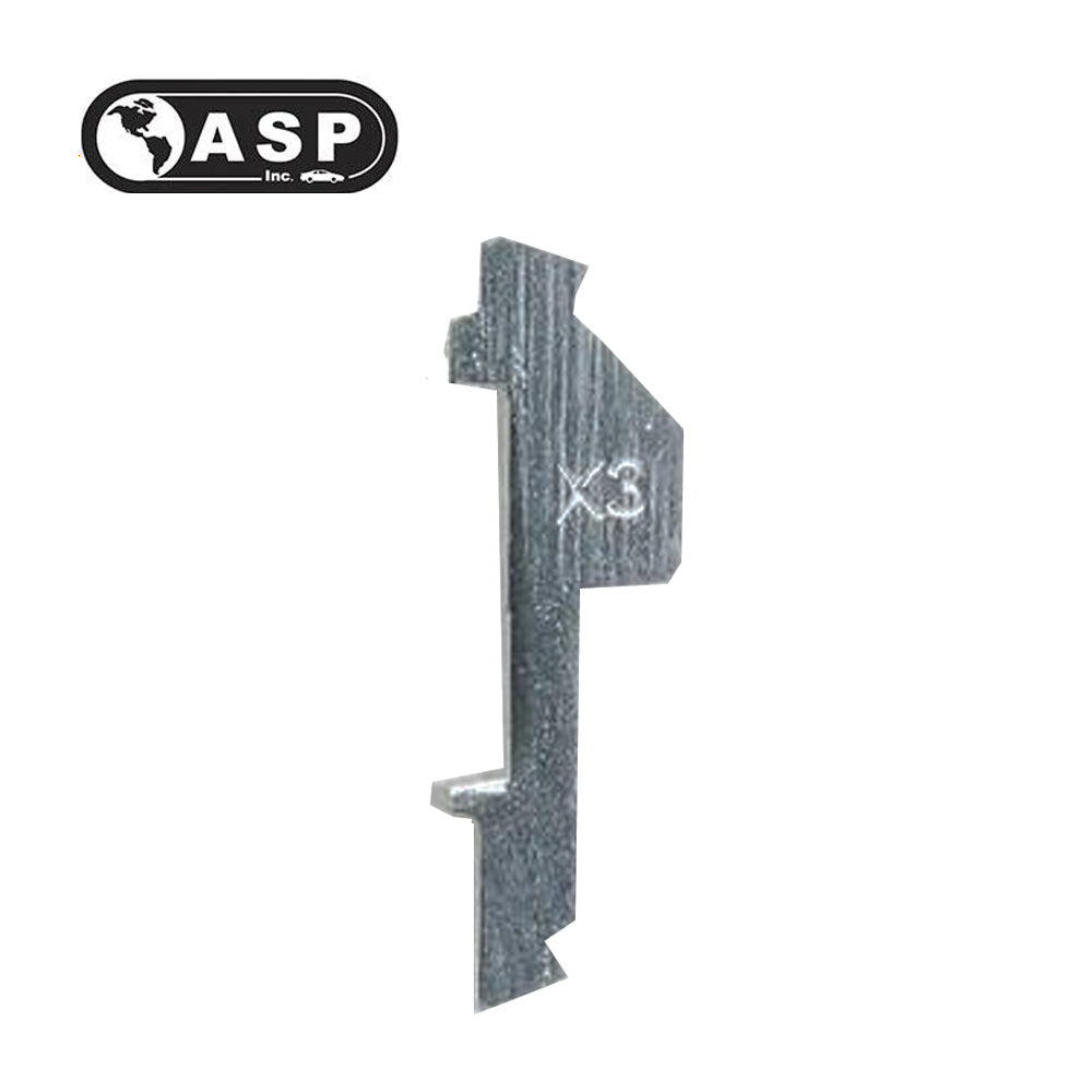 ASP Honda Acura High Security Tumbler #1 - #6 Split P-19-161/ P-19-162 / P-19-163 / P-19-164 / P-19-165 / P-19-166 (25 Pack)