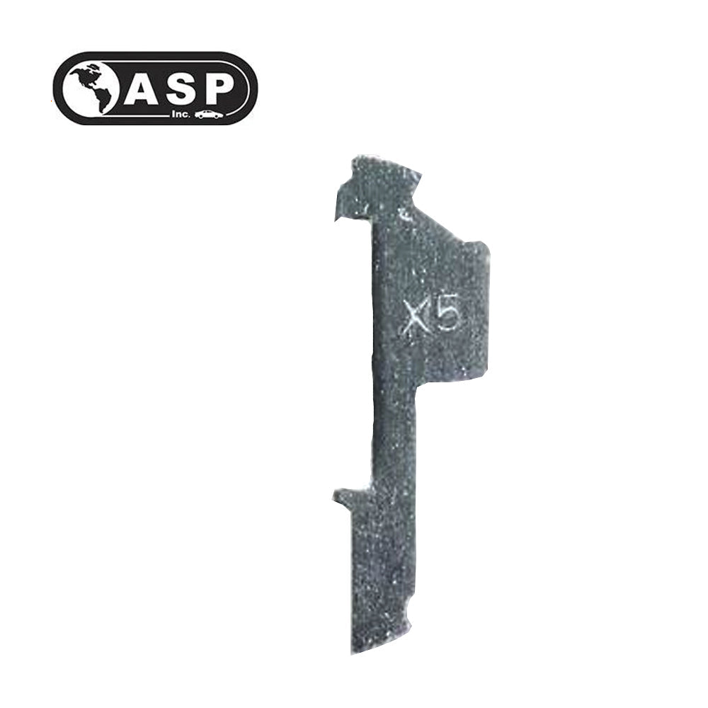 ASP Honda Acura High Security Tumbler #1 - #6 Split P-19-161/ P-19-162 / P-19-163 / P-19-164 / P-19-165 / P-19-166 (25 Pack)