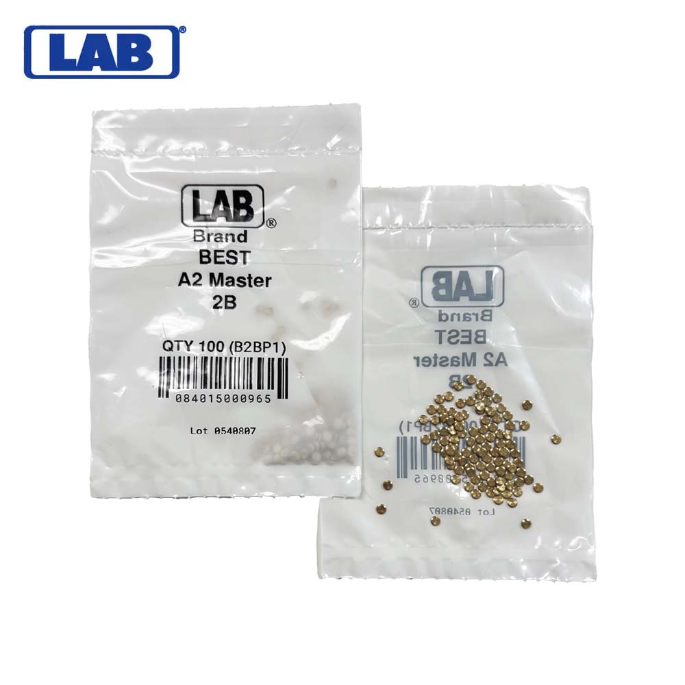 LAB - BEST A2 Top Pins - SFIC - I/C Core - PolyBag Pack of 100