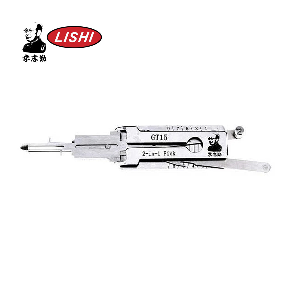 Original Lishi Alfa Romeo Fiat Anti Glare 2-in-1 Pick & Decoder 8-Cut GT15