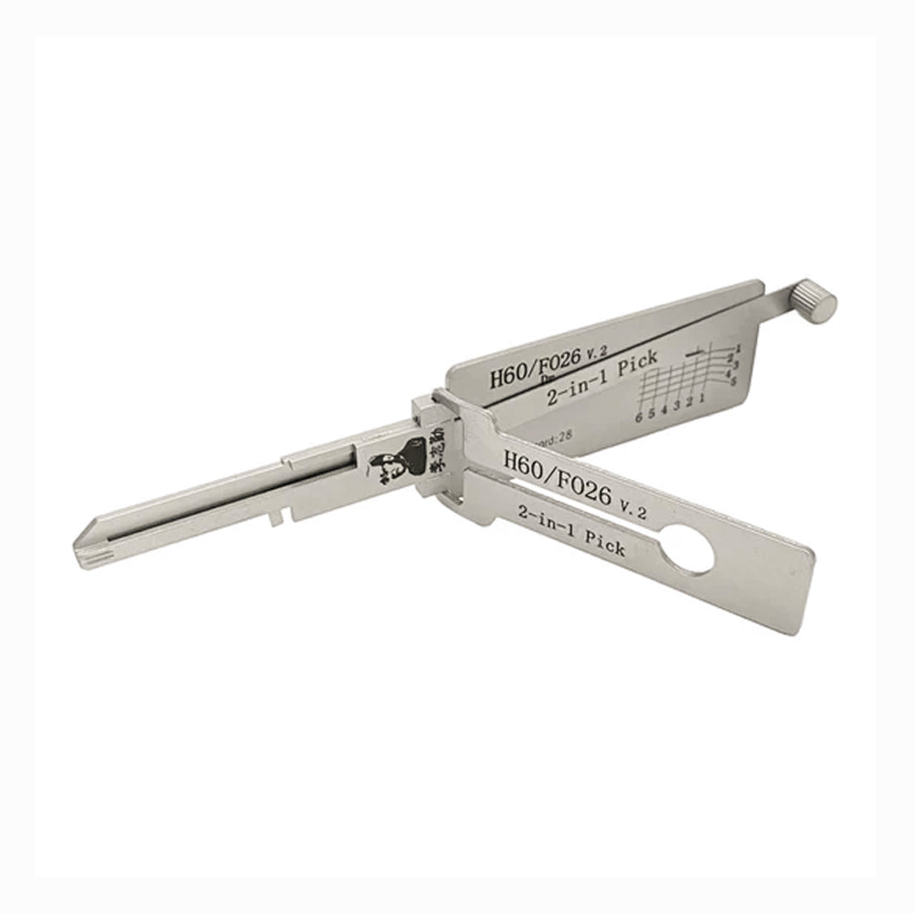 Original Lishi Ford H60 / FO26 Anti Glare 2-in-1 Pick & Decoder 10 Cut