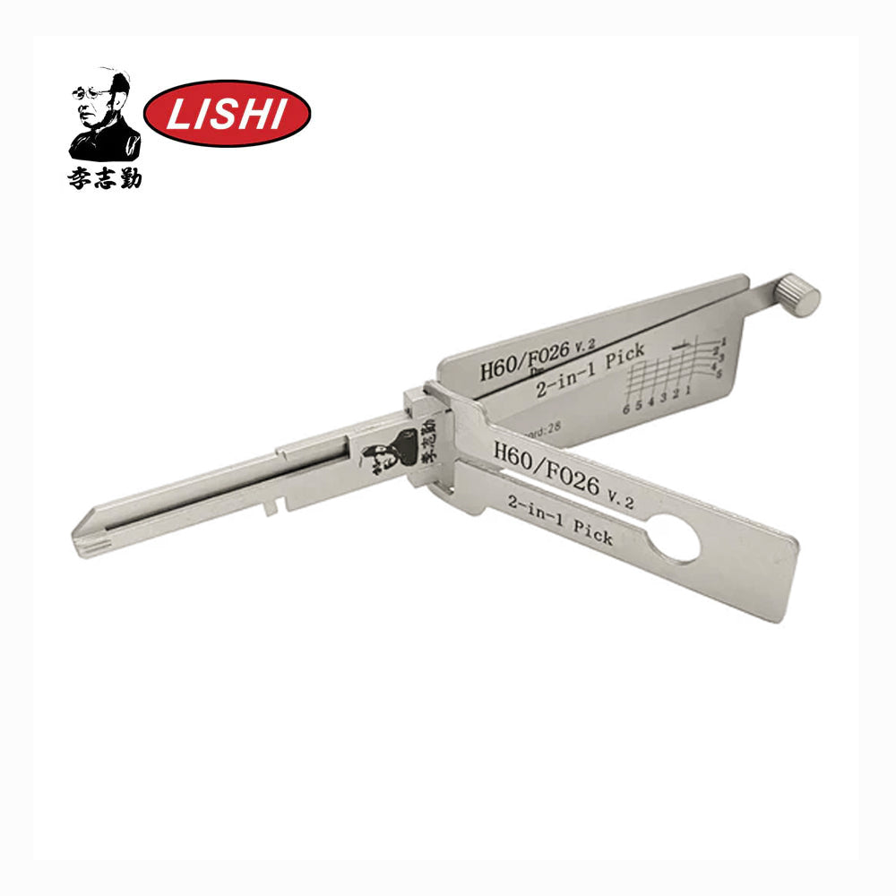 Original Lishi Ford H60 / FO26 Anti Glare 2-in-1 Pick & Decoder 10 Cut