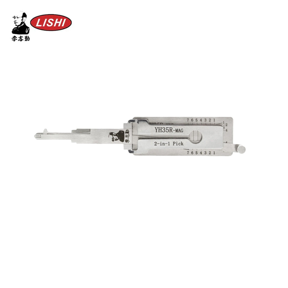 Original Lishi 2-in-1 Pick & Decoder Magnetic Gate Compatible with Yamaha Motor Bikes YH35R
