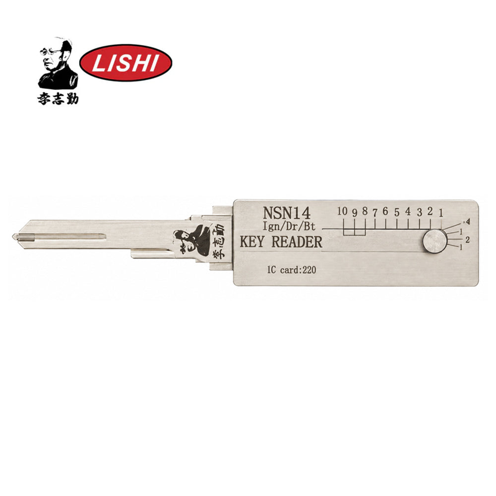 Original Lishi Nissan Subaru Suzuki NSN14 Decoder Reader Tool Ignition Door Trunk Direct Read