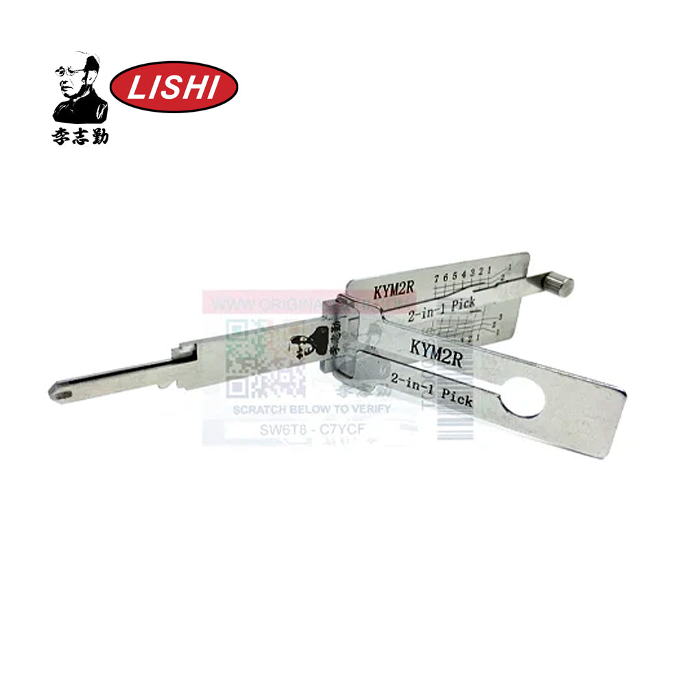Original Lishi Scooter KYMCO Anti Glare 2-in-1 Pick & Decoder KYM2R