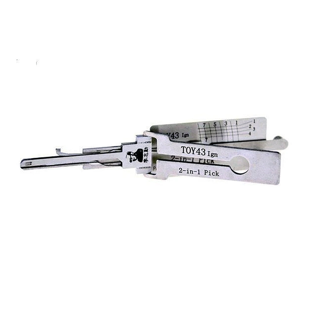 Original Lishi Toyota Anti Glare 2-in-1 Pick & Decoder Ignition 8 Cut TOY43