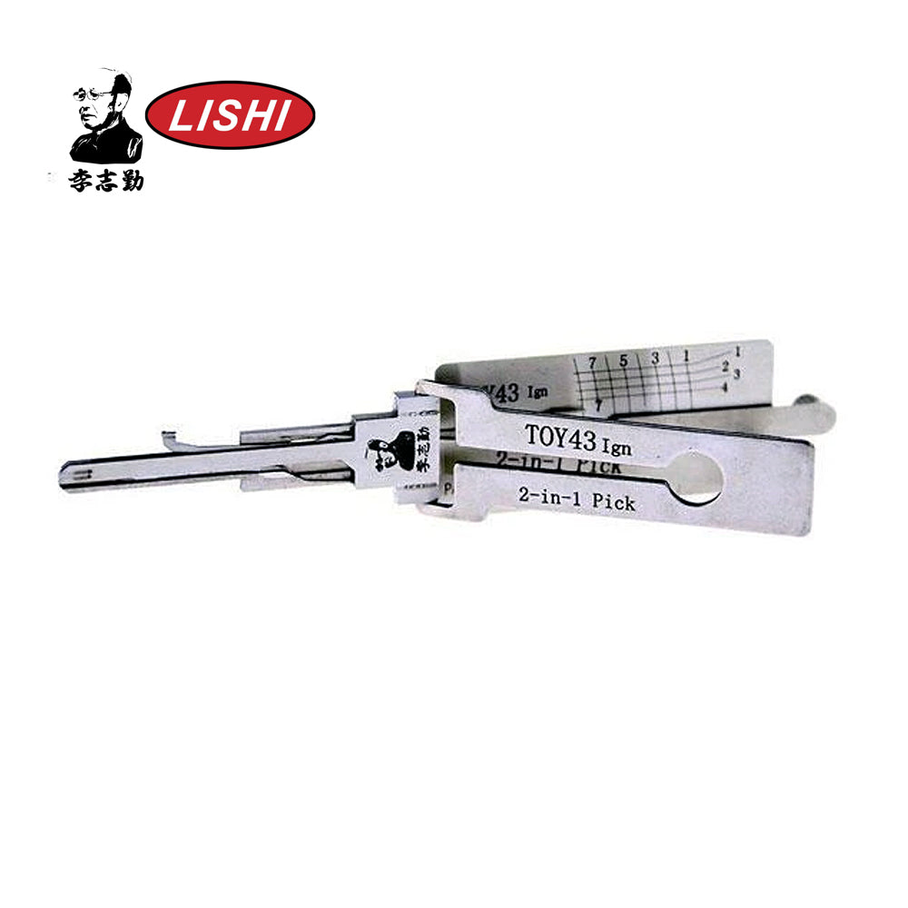 Original Lishi Toyota Anti Glare 2-in-1 Pick & Decoder Ignition 8 Cut TOY43
