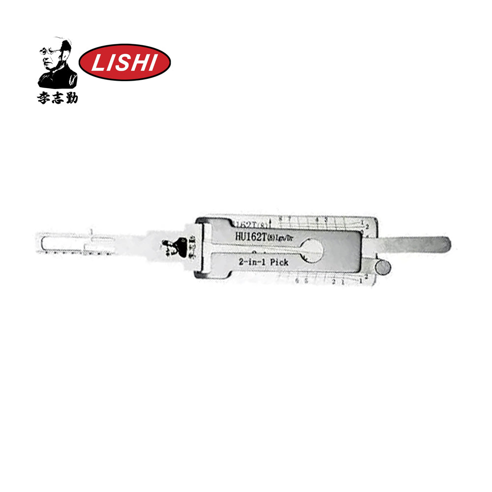 Original Lishi VW Audi Anti Glare 2-in-1 Pick & Decoder 8 Cut HU162 / VAG2015