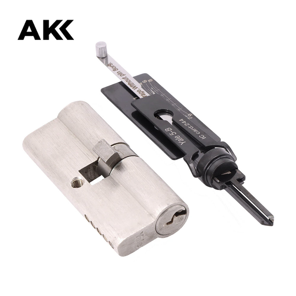 Genuine AKK Lishi Yale-5-B (5-Pin) 2-IN-1 Pick for Yale Door Locks