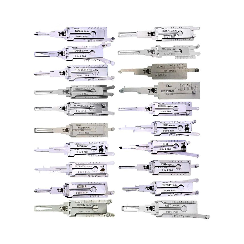 Original Lishi Complete Automotive Starter Pack with 20 Tools