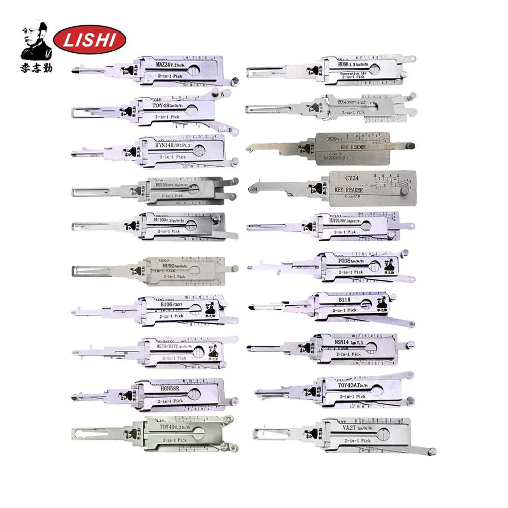 Original Lishi Complete Automotive Starter Pack with 20 Tools